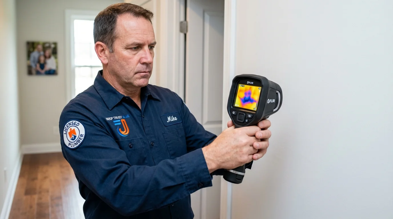 Thermal imaging leak detection by Johns Plumbing LLC in Frenchburg